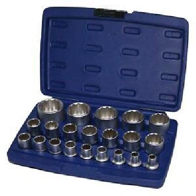 Socket Set 21 pc 1"Sq Drive Metric